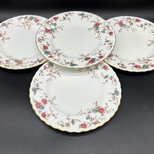 Minton Ancestral Salad Plates(Set of 4) Bone China England